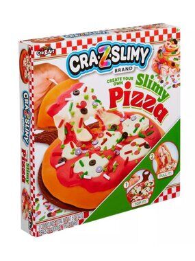Cra-Z-Slimy Pizza Slimes And Putties Creativity Play Create Pizza Toppings